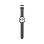 Top view Bushnell Golf iON Edge GPS watch in black on transparent background. 