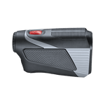 Tour V5 laser rangefinder by Bushnell Golf product photo from side on white background. 